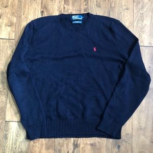 Navy Polo sweater